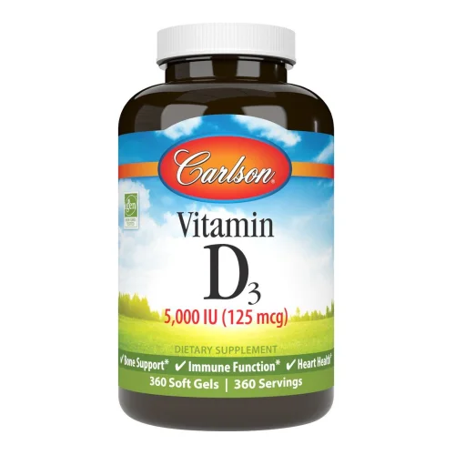 Vitamin D3 5000 - Carlson 360 капсул