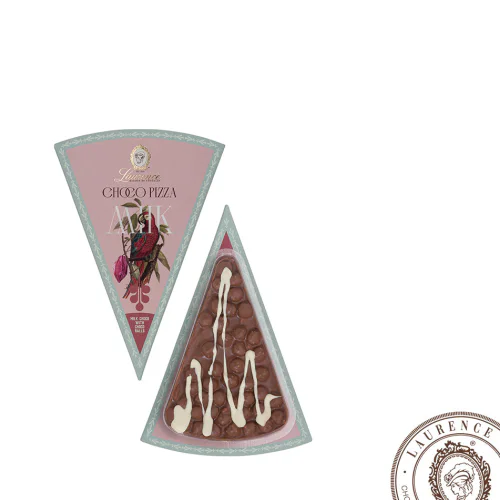 Шоколадная пицца "Молочная" молочный шоколад с шоколадными шариками Choco pizza 80 гр