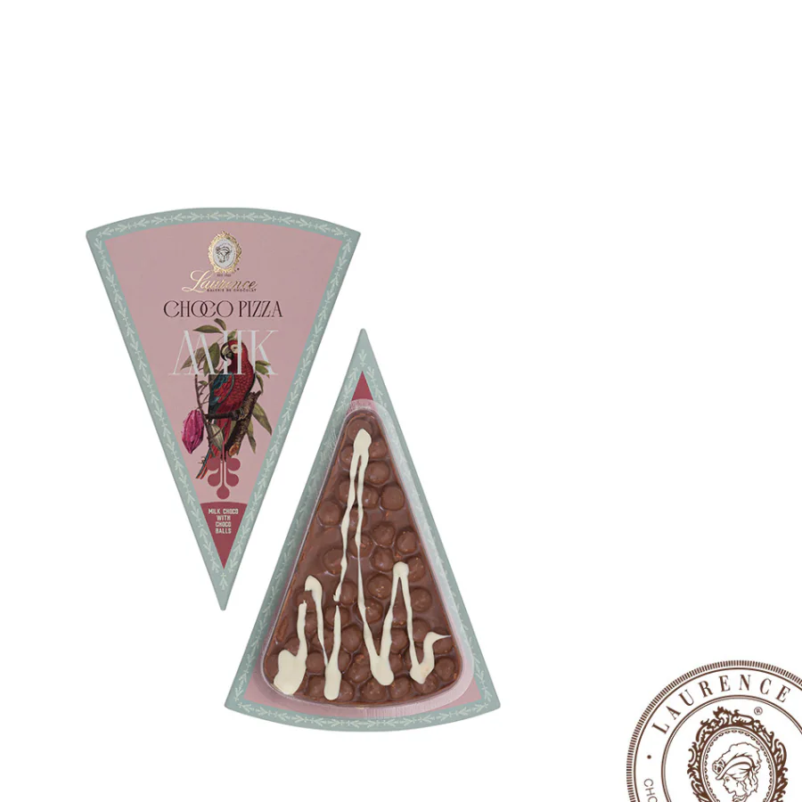 Шоколадная пицца "Молочная" молочный шоколад с шоколадными шариками Choco pizza 80 гр