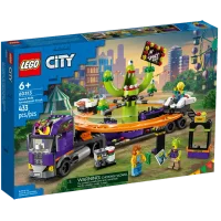 Конструктор LEGO City Грузовик с аттракционом «Космические горки» 60313