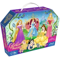 Happy Princesses Puzzle with Glitter Trefl 53017