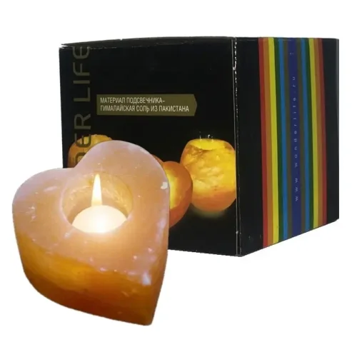 Wonder Life Candlestick «Heart» Gift Box. Minimum order - 36 pcs.