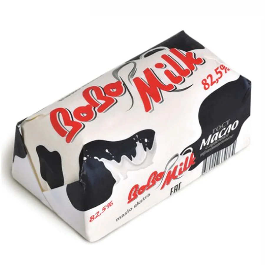 «BoBo Milk»  масло традиционное 82.5%, 180 грамм
