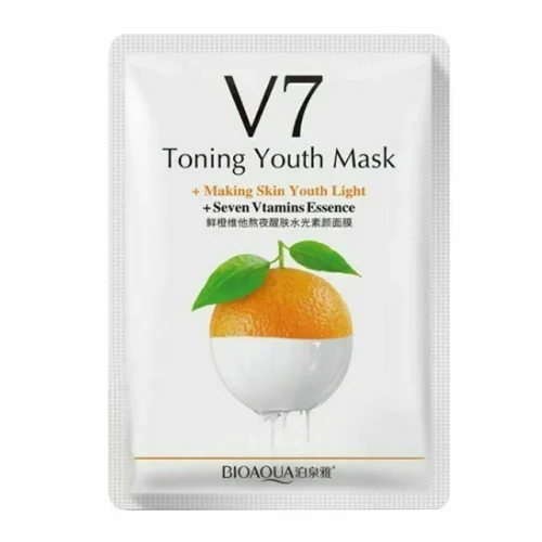 Vitamin mask V7 with BIOAQUA orange extract