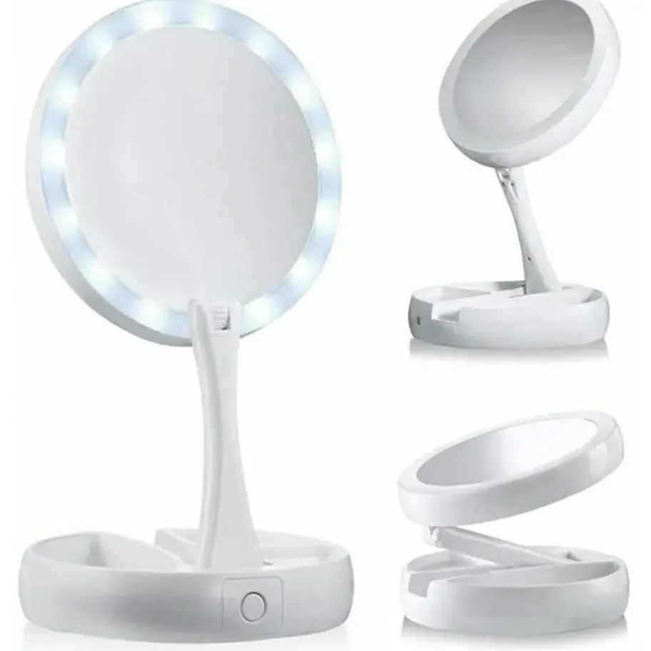 Mirror Desktop Cosmetic with Makeup Backlight