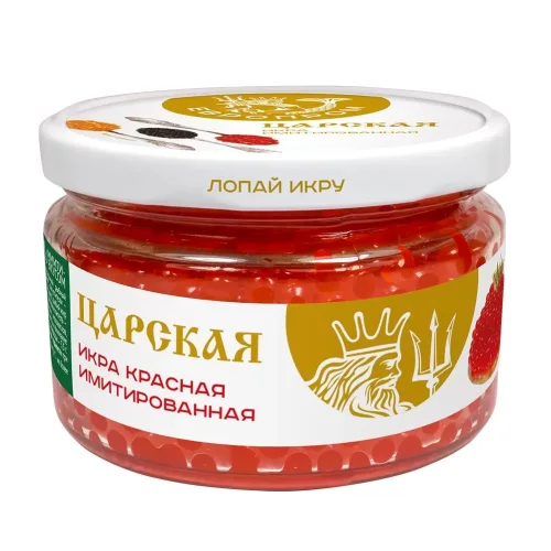 Salmon caviar imitation Europrom Tsarskaya 220g, s/b