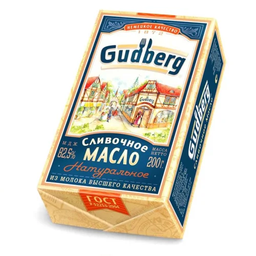 Масло сливочное "Gudberg" 82,5%