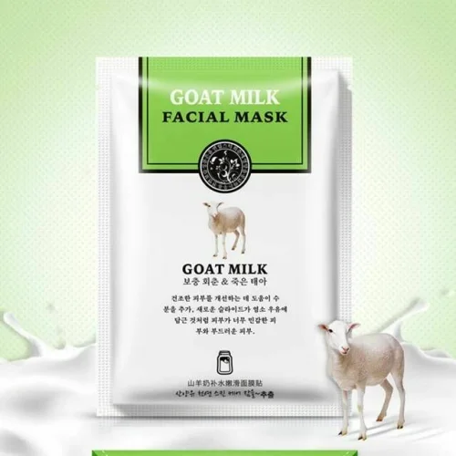 Face mask based on goat milk protein