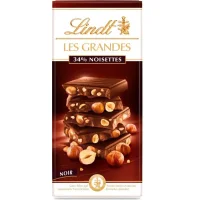 Lindt LE GRAND dark chocolate with hazelnuts