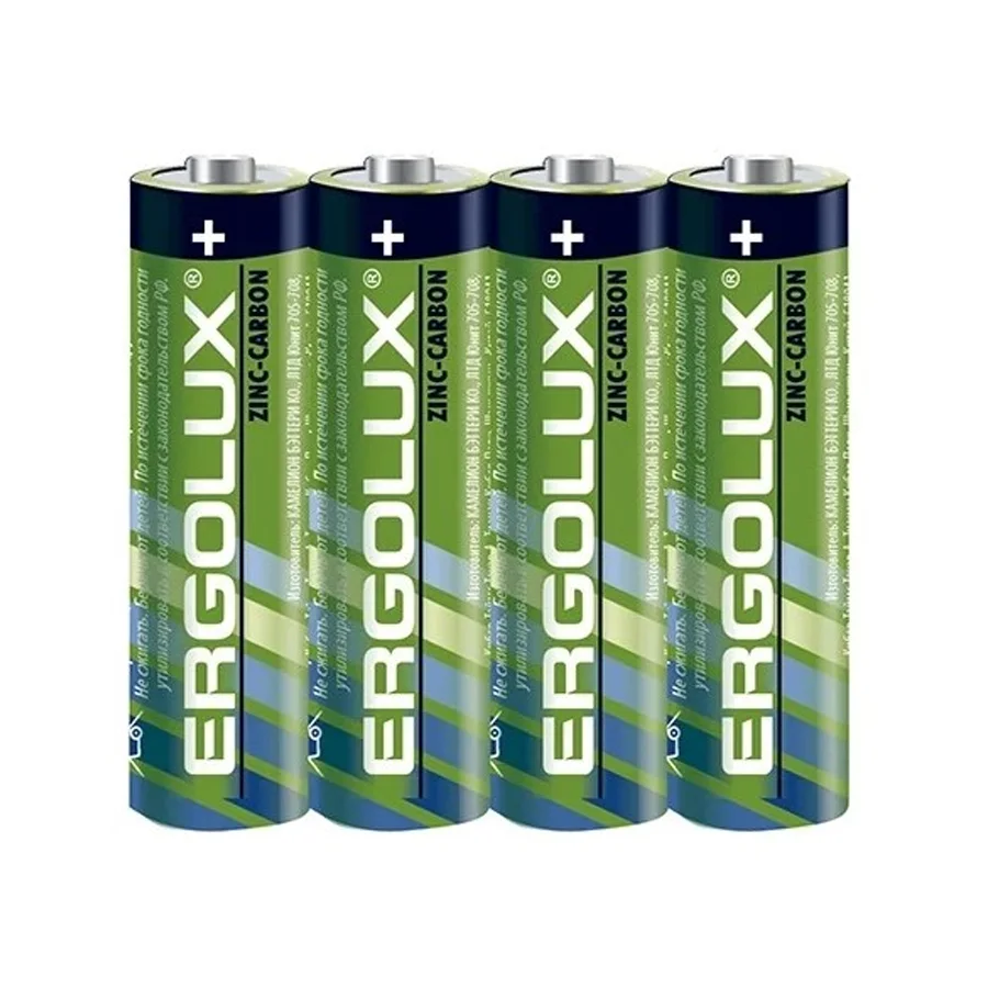 Ergolux R6SR4 AA Batteries 4pcs