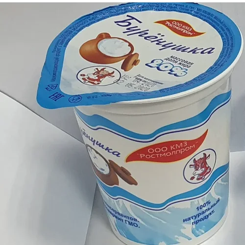 Milk-containing product with ZMG produced by technology sour cream «Burashushka«