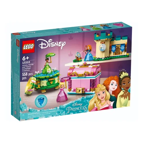 Конструктор LEGO Disney Магические творения Авроры, Мериды и Тианы 43203