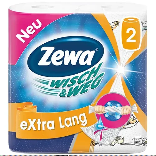 Zeva Kitchen Towels Premium Vish & Weg 1/2 Sheet