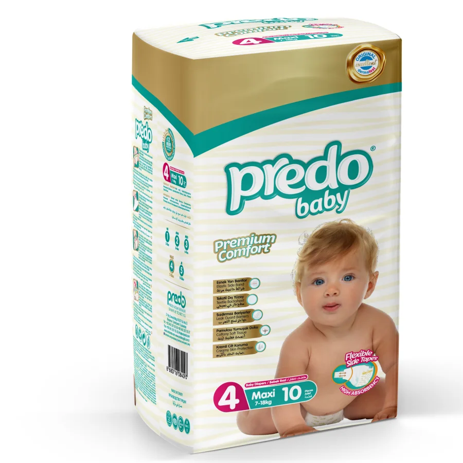 Predo Baby diapers No. 4 (7-18 kg) 10 pcs