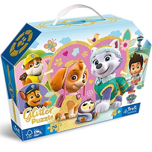 Puppy Patrol: Sky and Everest Puzzle with Glitter Trefl 53015
