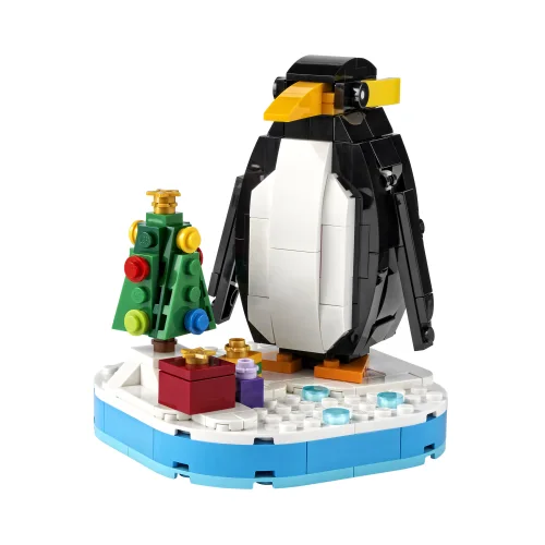 LEGO Christmas Penguin on an ice floe 40498