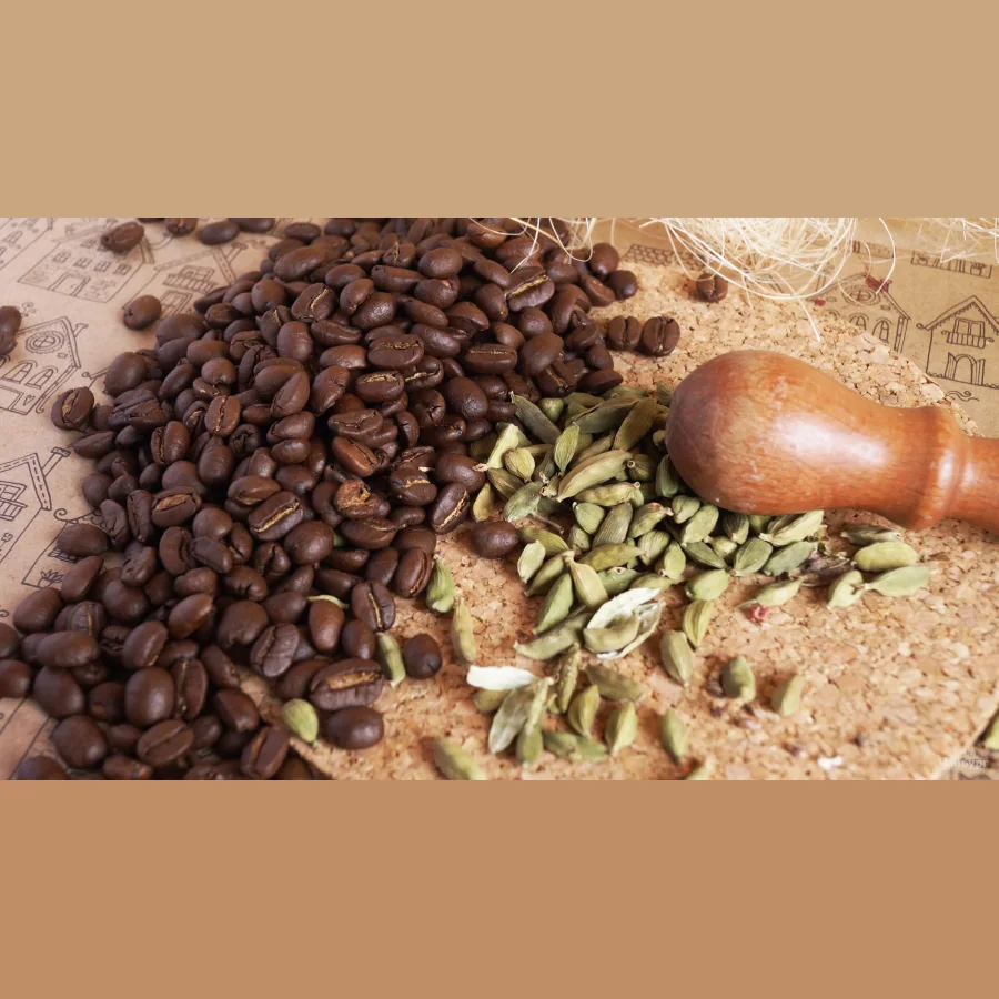 Кофе в зернах Кардамон