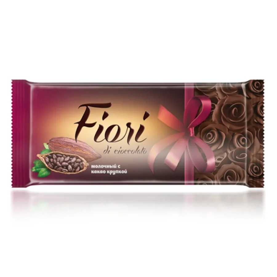 Milk chocolate «Fiori Di Cioccolato« with cocoa of the groove