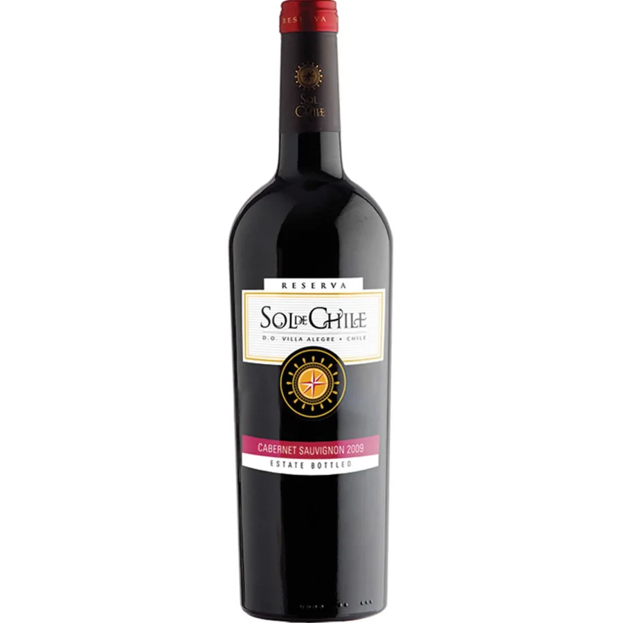 Wine protected name of the place of origin Dry red-weathered region Villa Alegre «Sol de Chile« Cabernet Sauvignon Reserve 13.5% 0.75
