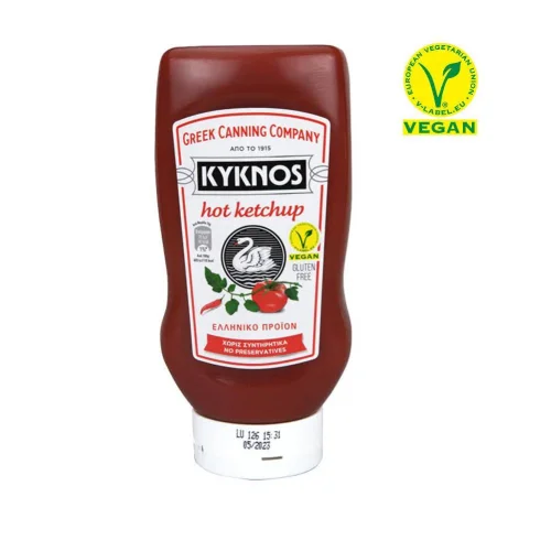 Tomato ketchup spicy KYKNOS 560g