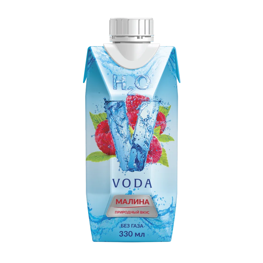 VODA drink "With raspberry flavor" (Prisma)