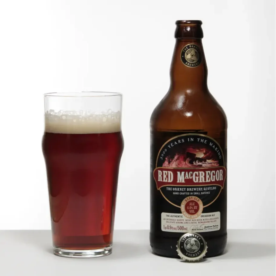 Пиво тёмное RED MAC GREGOR фильтрованное пастеризованное