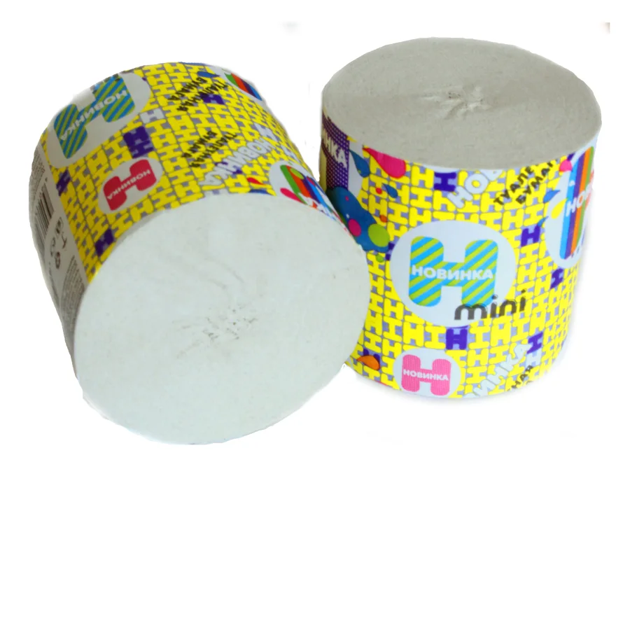 Toilet paper "Novelty MINI", used bushings, 50 pcs/pack