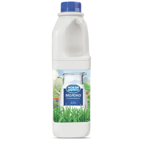 Pasteurized milk "New Village" 2.5%