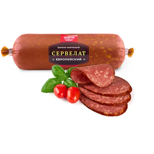 Sausage in/to Simbirsk sausages Servelat European, 300g