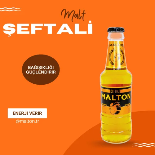 MALTON Malt drink with peach flavor