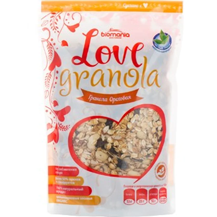 Гранола Biomania Love Granola Ореховая