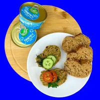 Vegetarian pate from vegetable meat with fish flavor 110g