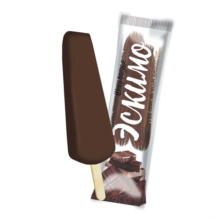 Eskimo chocolate in chocolate glaze seal GOST 12%