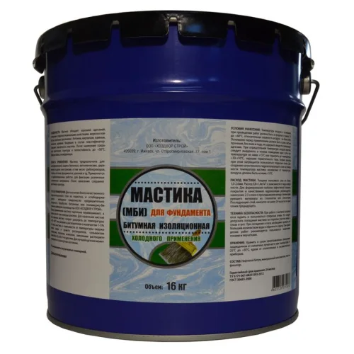 Bitumen mastic MBI 16kg
