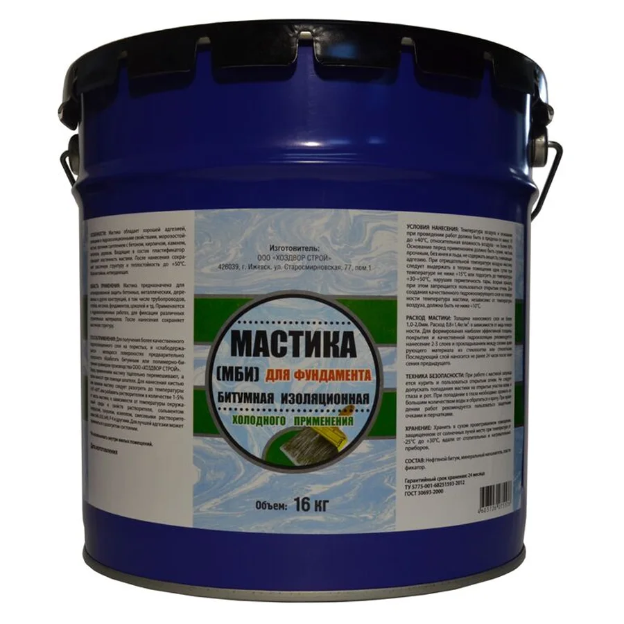 Bitumen mastic MBI 16kg