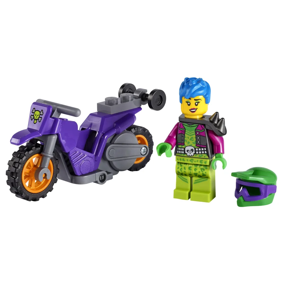 Конструктор LEGO City Акробатический трюковый мотоцикл 60296