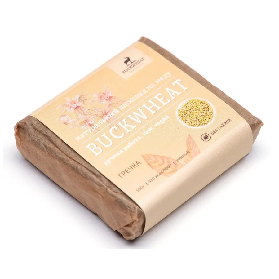 Шоколад на меду Buckwheat "Гречка", 100г