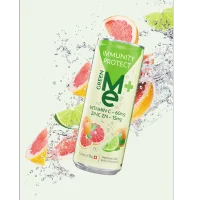 GreenMe Plus Protect Innovative Roating Drink With Zinc and Vitamin C 0.33 w / Ban.sleek
