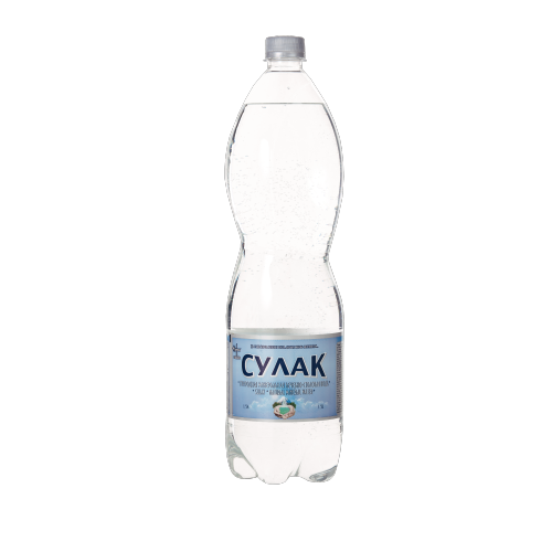 Natural mineral healing and dining water Sulak 1.5 l