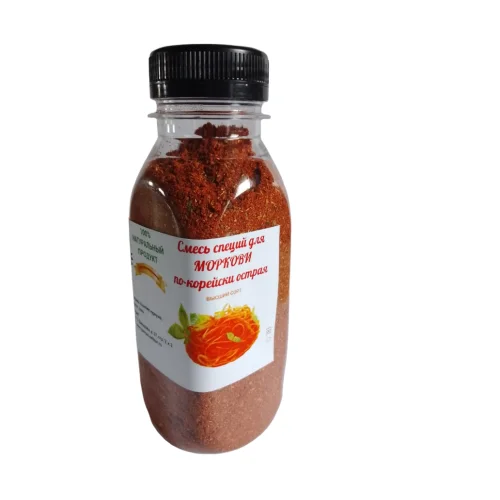 Korean spicy carrot seasoning, 250 ml/120 gr