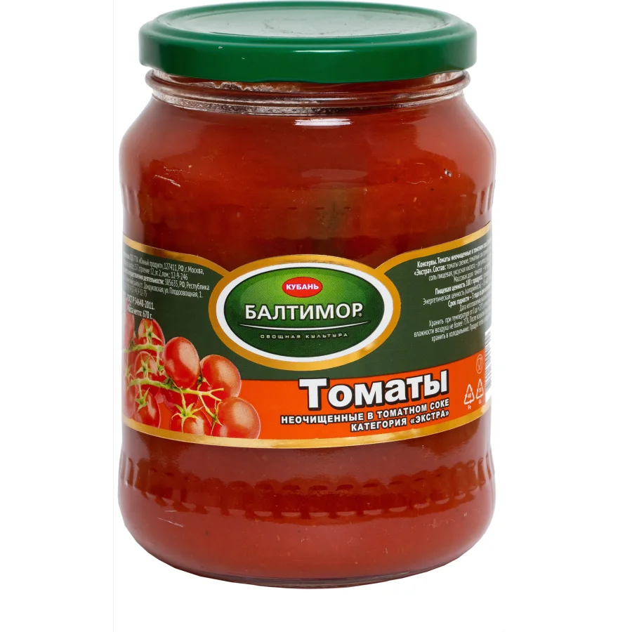 Tomatoes in tomato juice