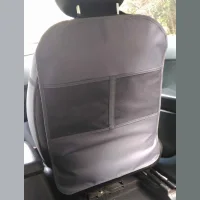 Seat protection with pockets, r-r 68*45cm, color gray