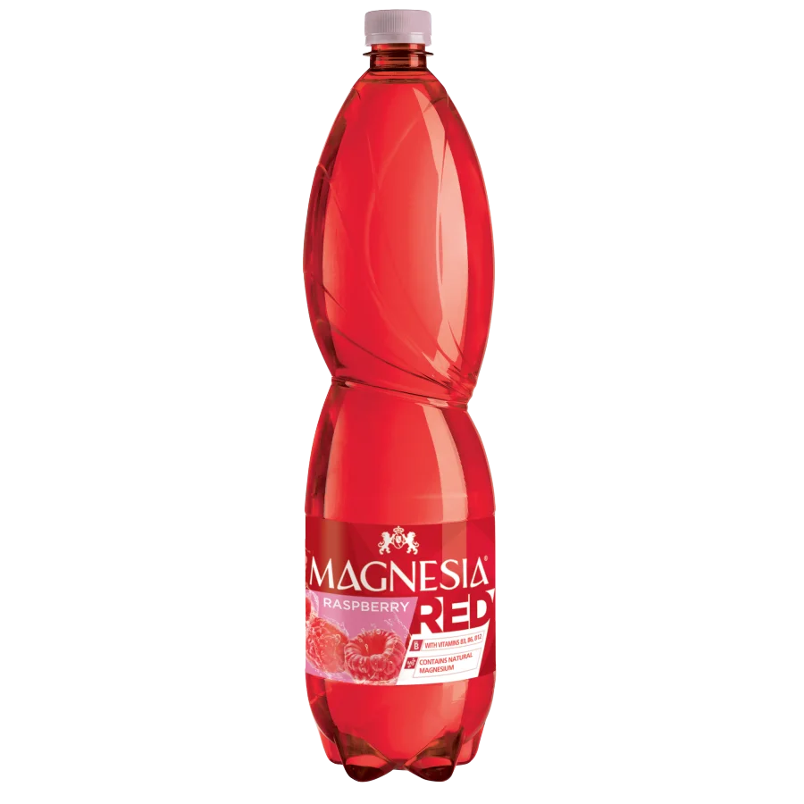 Drink Magnesia Red Raspberry 1.5 liters. Gazed