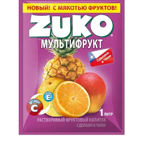 Напиток  Zuko со вкусом Мультифрукт