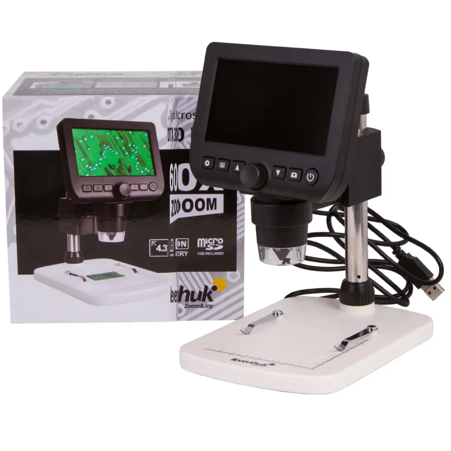 Микроскоп цифровой Levenhuk DTX 300 LCD