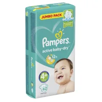 Diapers PAMPERS ACTIVE BABY-DRY 10-15 kg