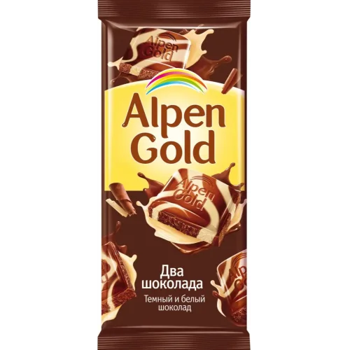 Chocolate Alpen Gold from Dark and White Chocolate