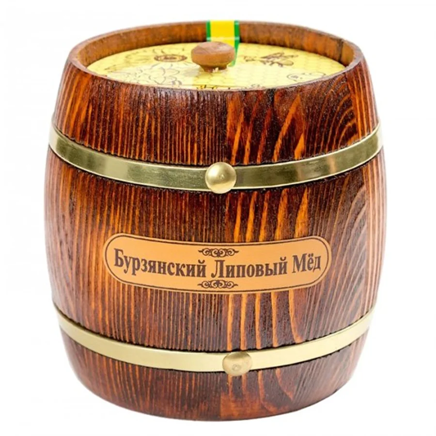 Barrel set with a Burzyan lipov honey