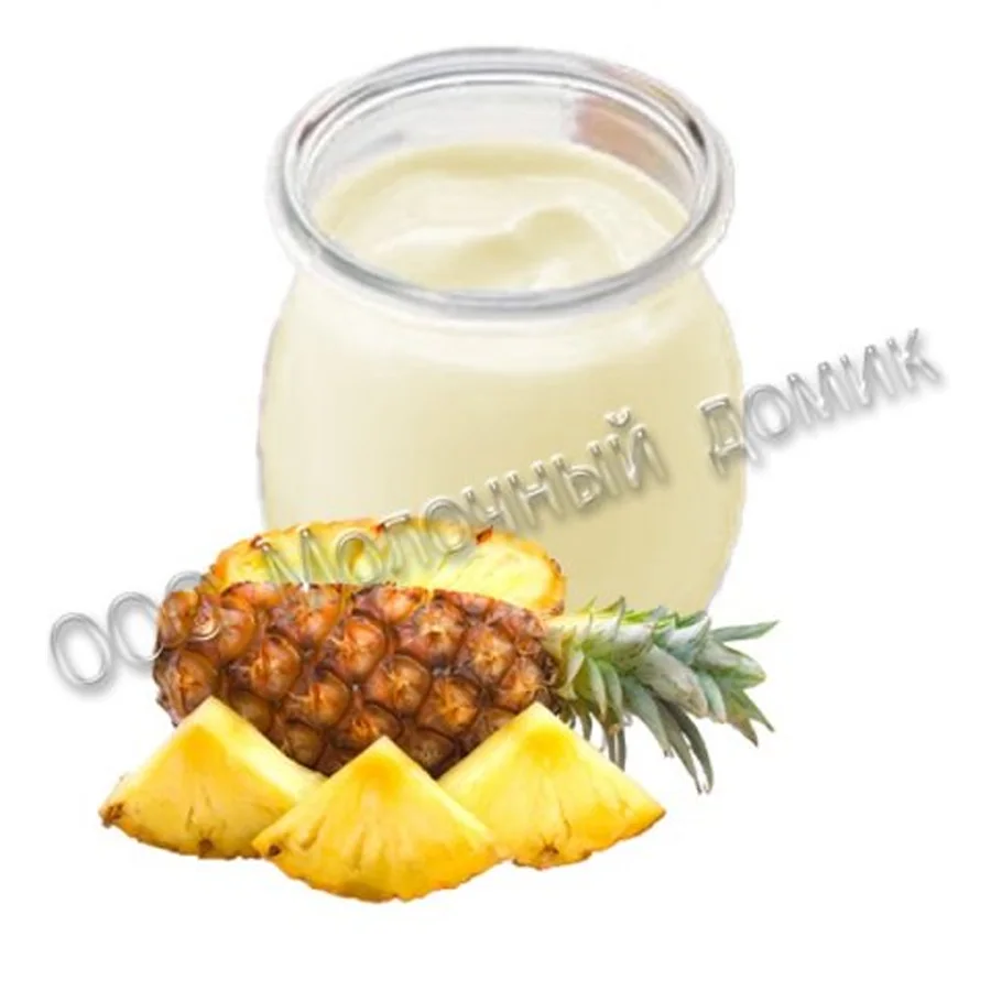 Yogurt 2.5% weight 3kg pineapple