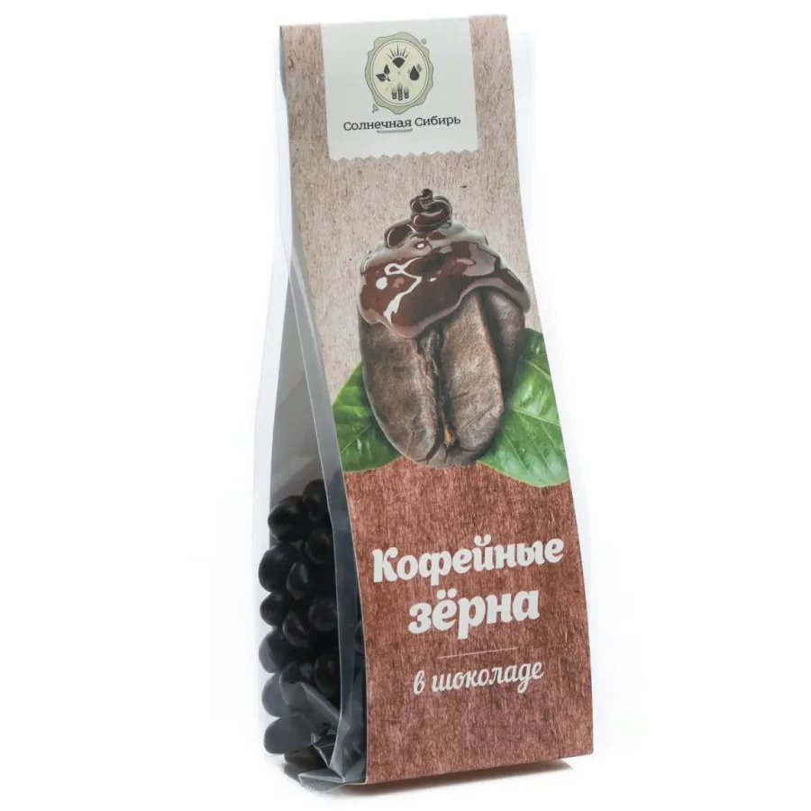 Coffee beans in chocolate, 100g.